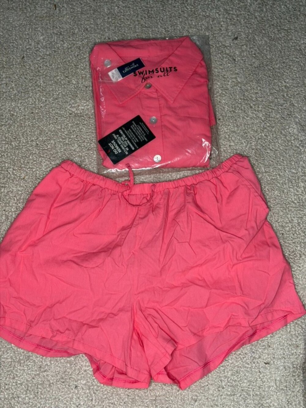 Swimsuits for all - pink short and shirt set
